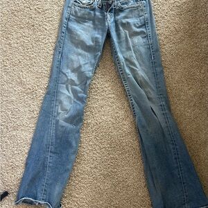 True Religion Light Blue Flare Jeans